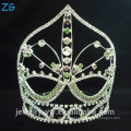 Colorido Rhinestone Crystal Crown Tiara Tiaras de cristal requintado